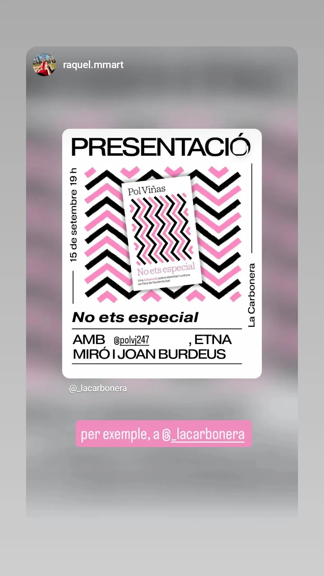 Presentació: No ets especial