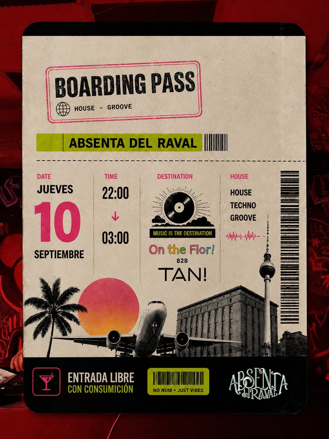 Boarding Pass — House & Techno night