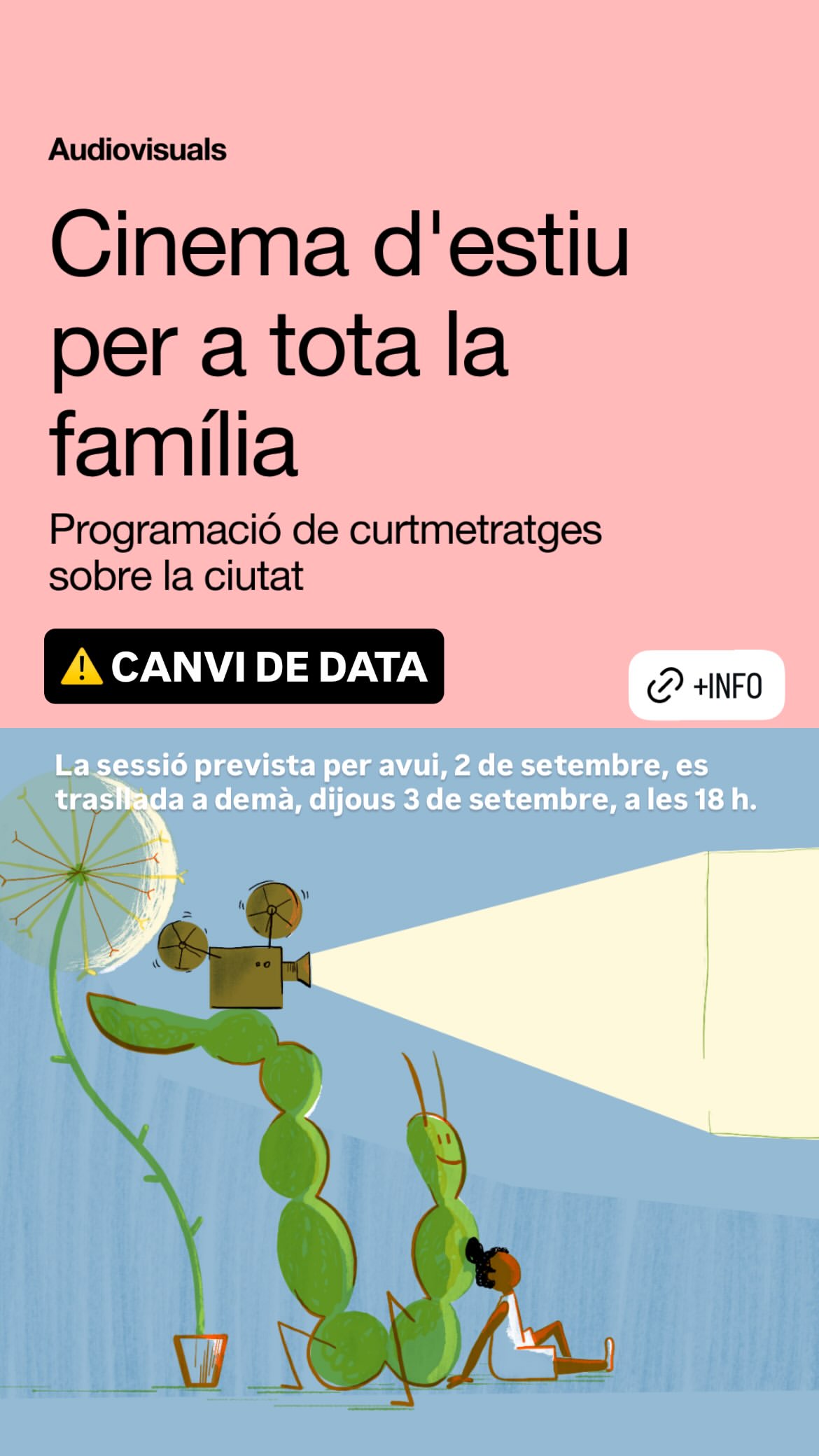 Cinema d'estiu per a tota la família