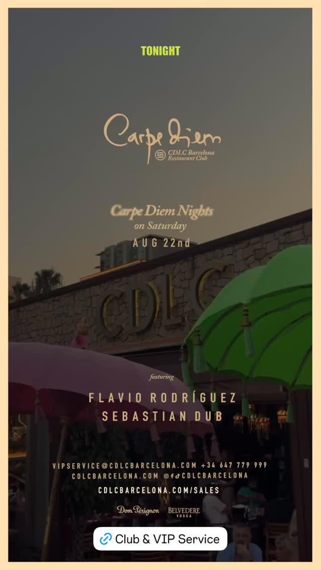 Carpe Diem Nights — Flavio Rodríguez & Sebastian Dub