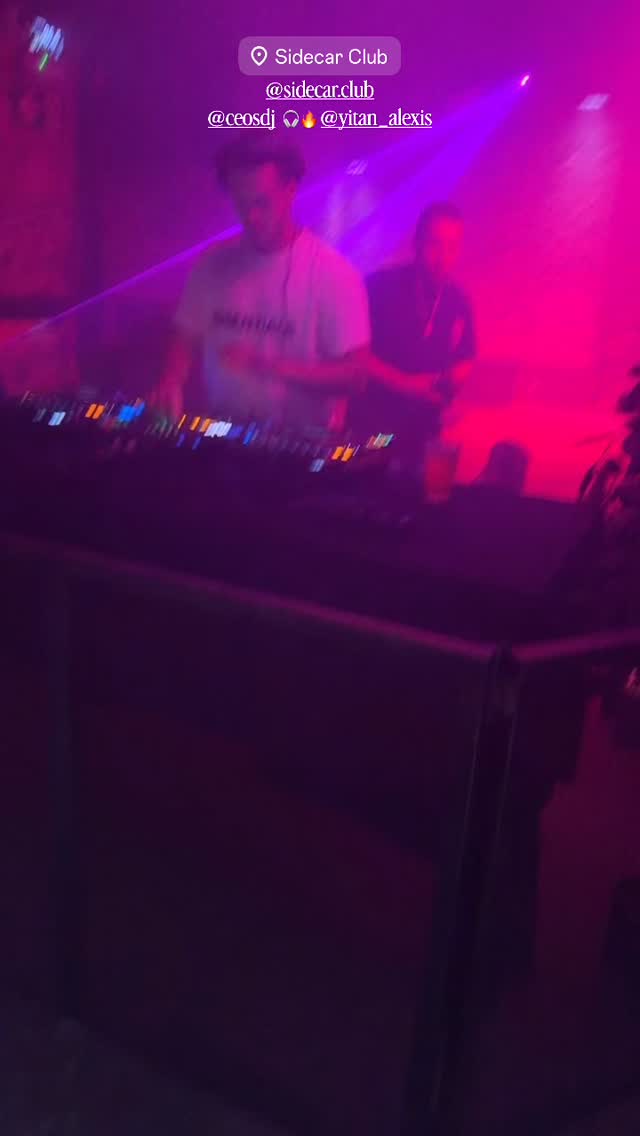 DJ night at Sidecar (with @yitan_alexis, @its_saaancheeecito, @ceosdj)