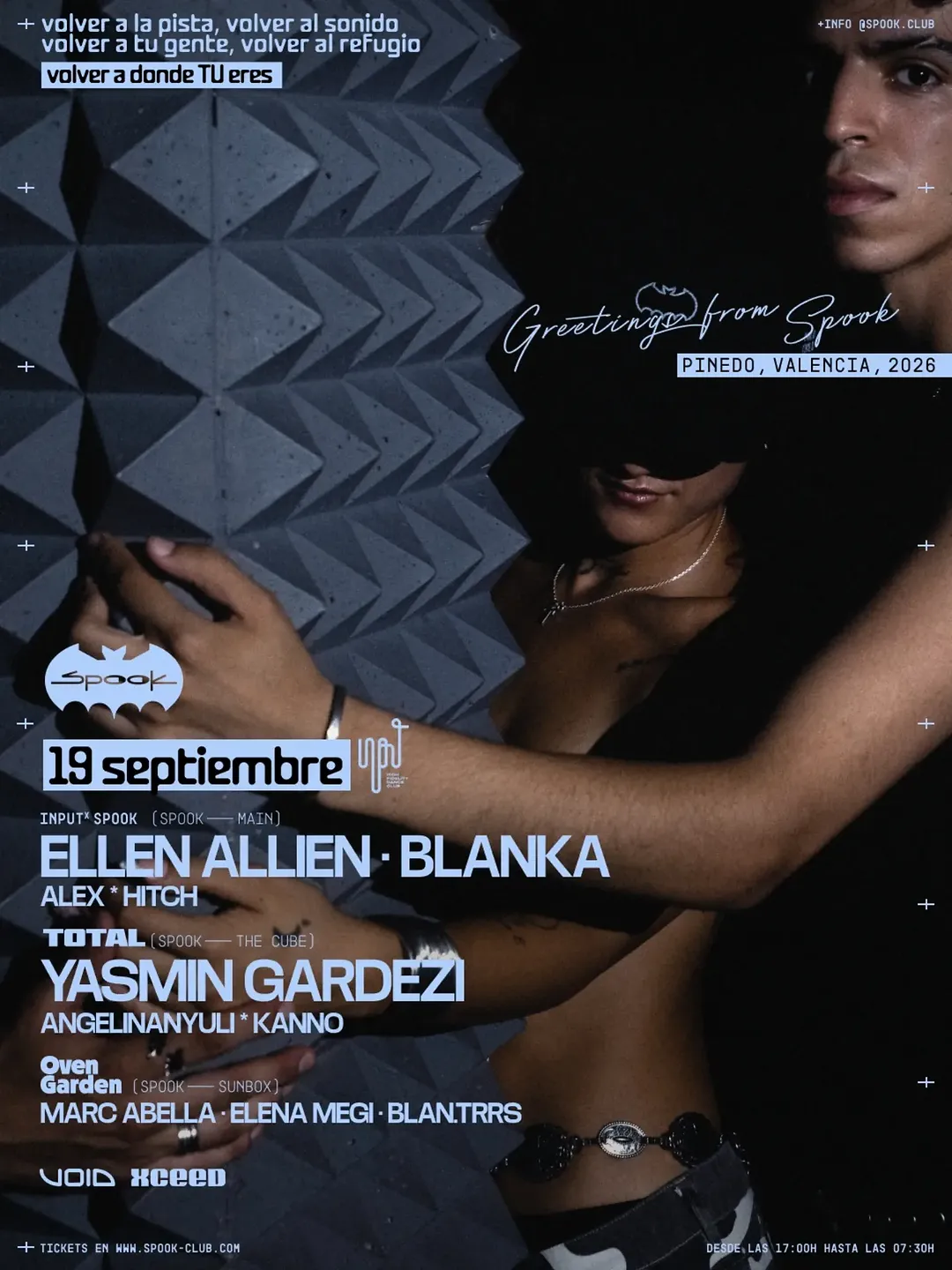 SPOOK takeover — @ellen.allien, @i.am.blanka, Alex & @hitchmusic