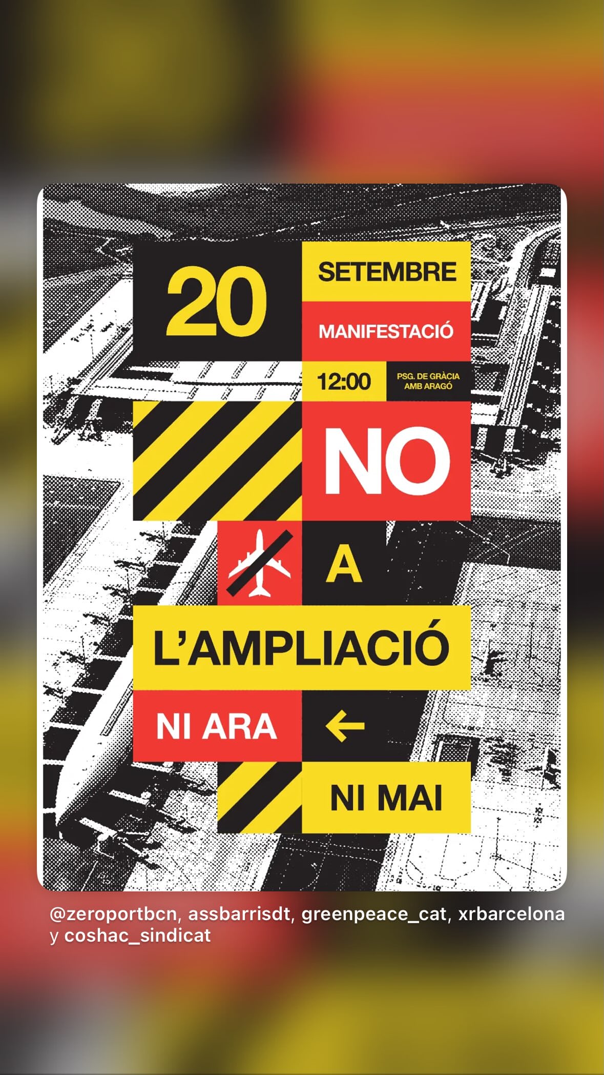 Manifestació — No a l'ampliació