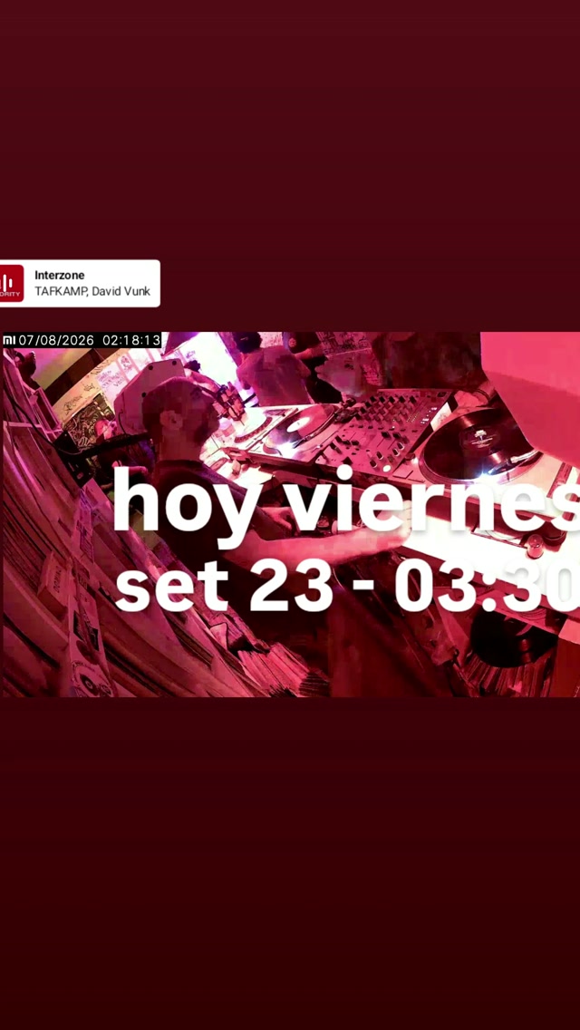 2026-08-07: Friday DJ set 23:00-03:30