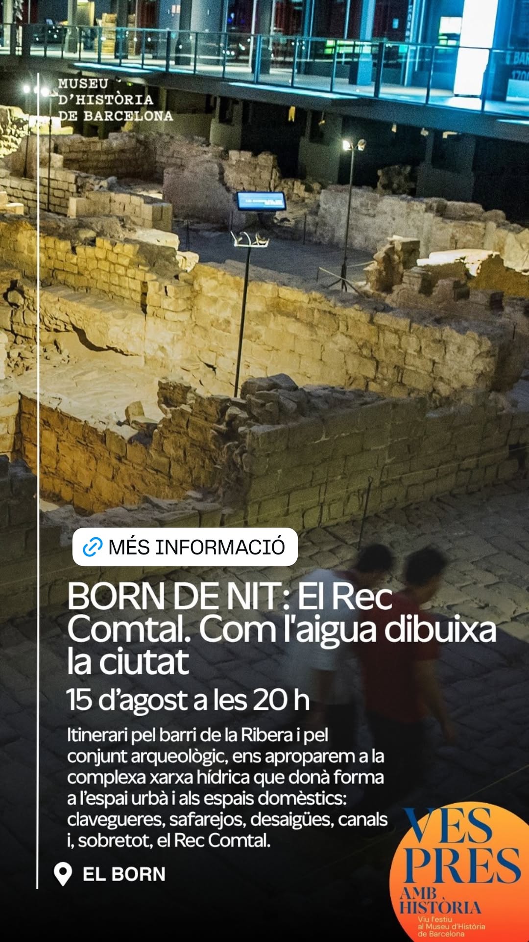 BORN DE NIT: El Rec Comtal. Com l'aigua dibuixa la ciutat