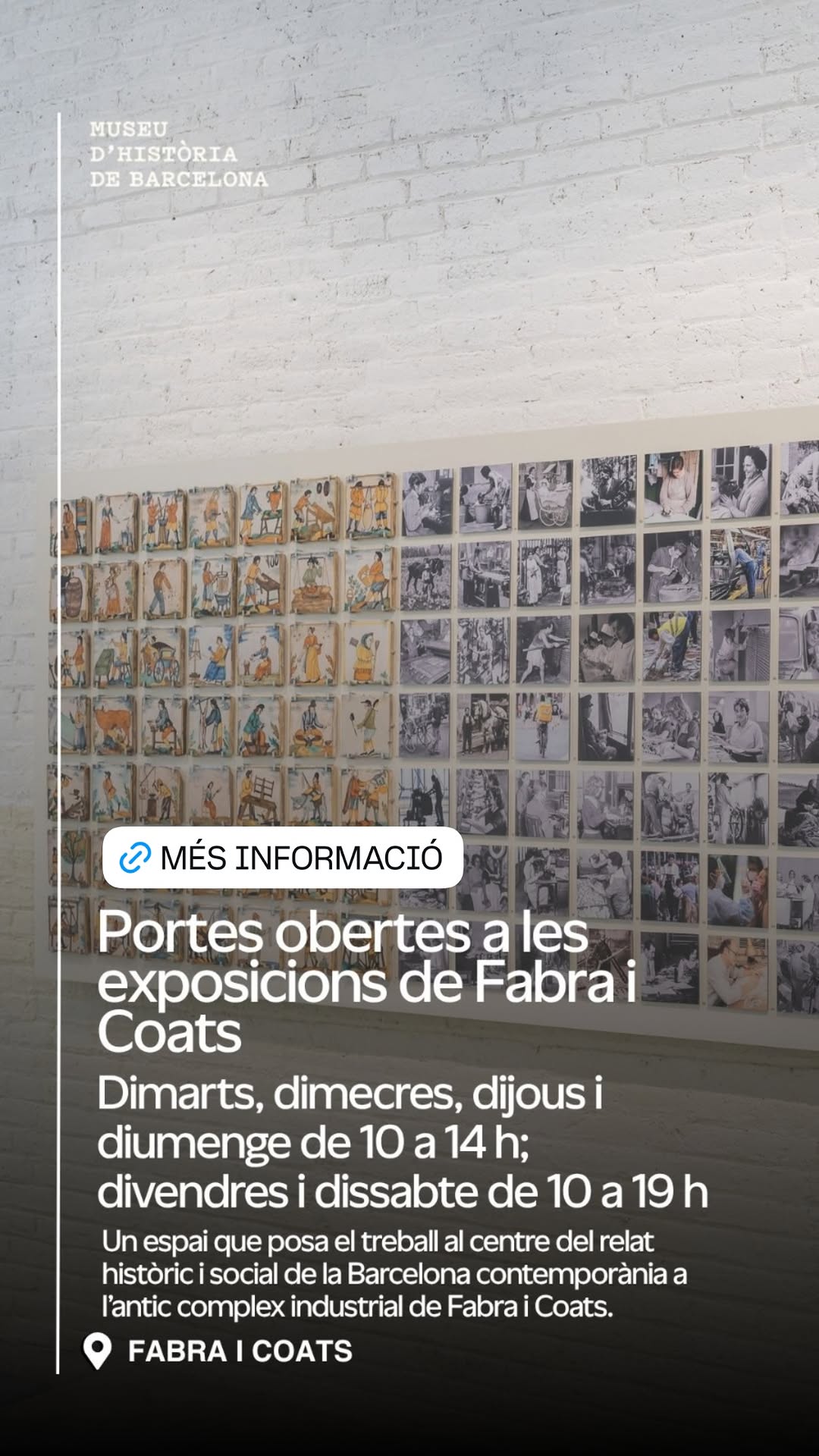 Portes obertes a les exposicions de Fabra i Coats