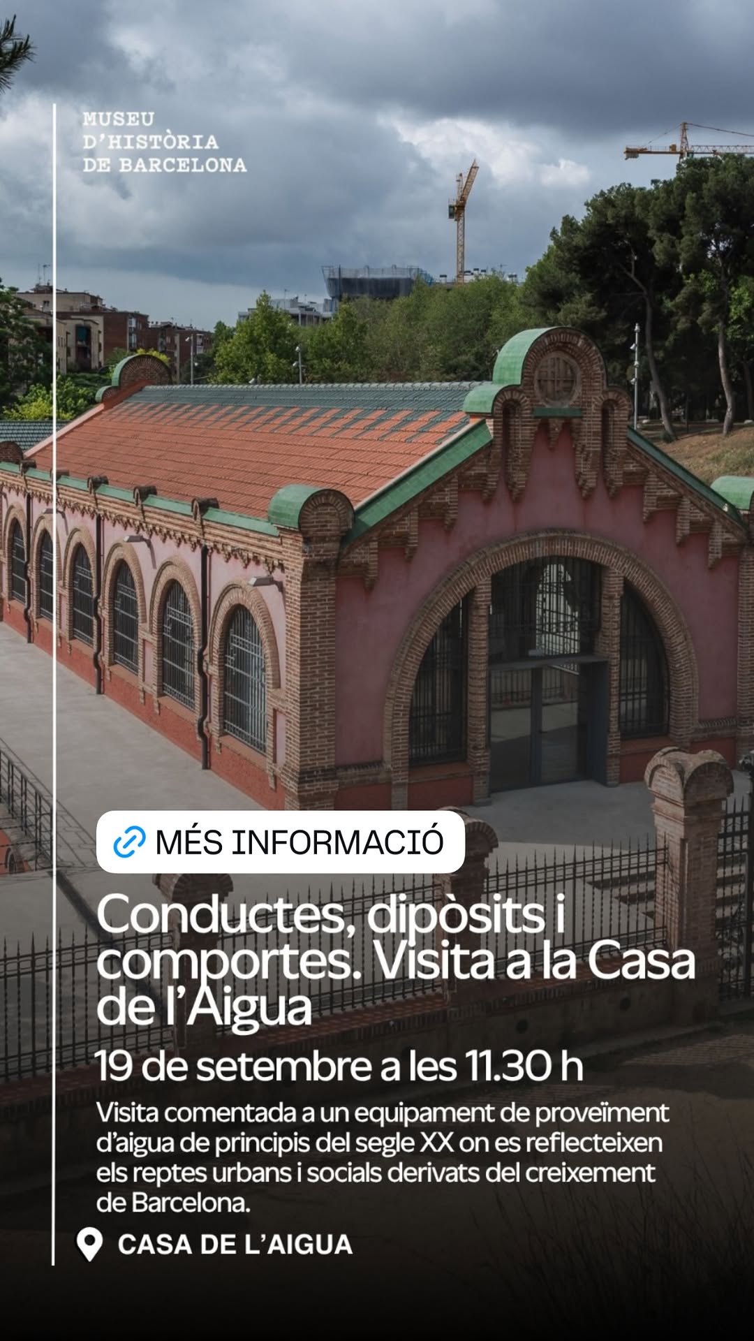 Conducts, reservoirs and sluices — visit to the Casa de l’Aigua