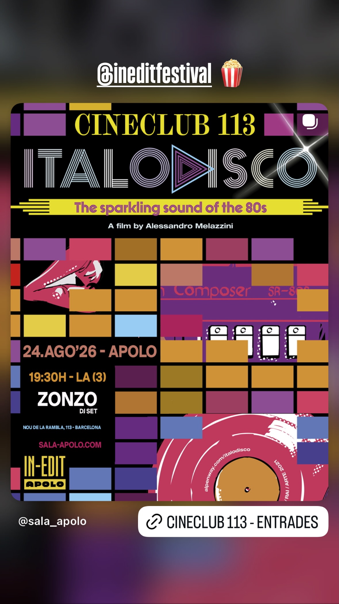 CineClub 113 — Italo Disco: The Sparkling Sound of the 80s
