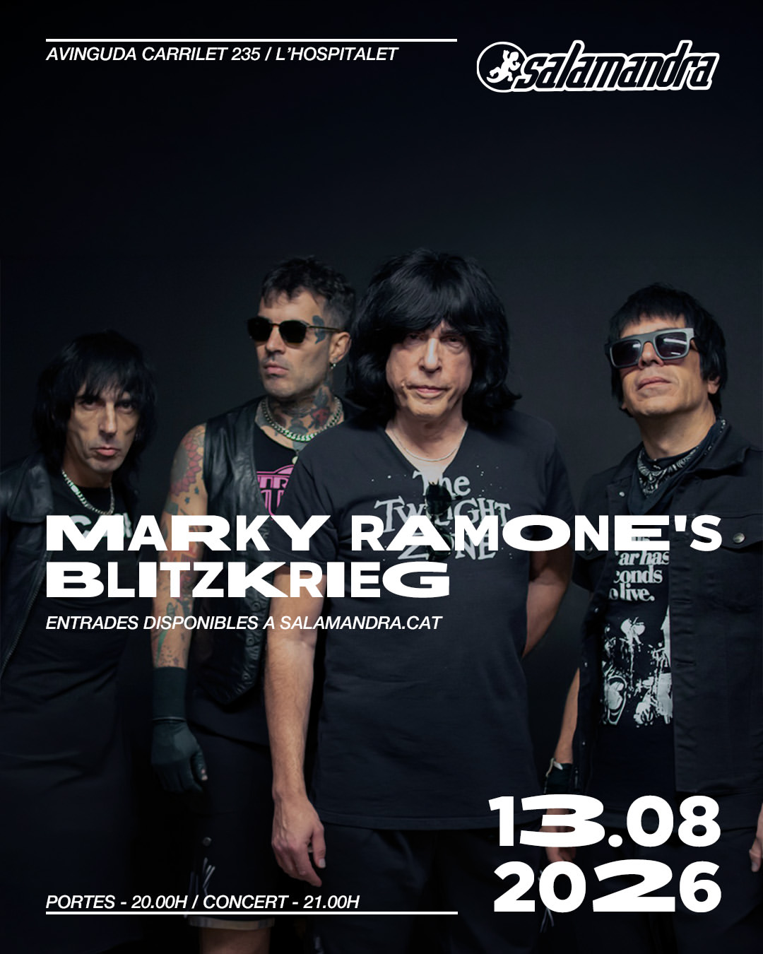 Marky Ramone's Blitzkrieg Live at Sala Salamandra