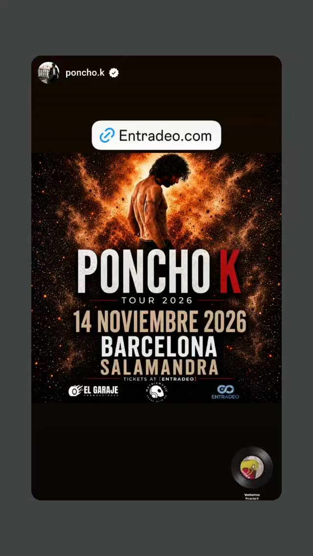 Poncho K — Barcelona
