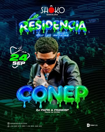 @conepmusicpr at Shôko Barcelona