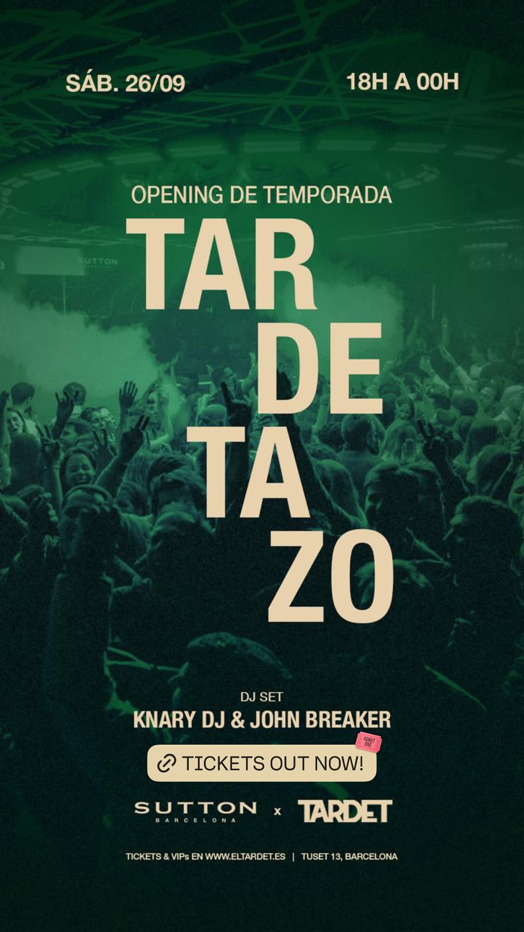 TARDETAZO - Opening de temporada
