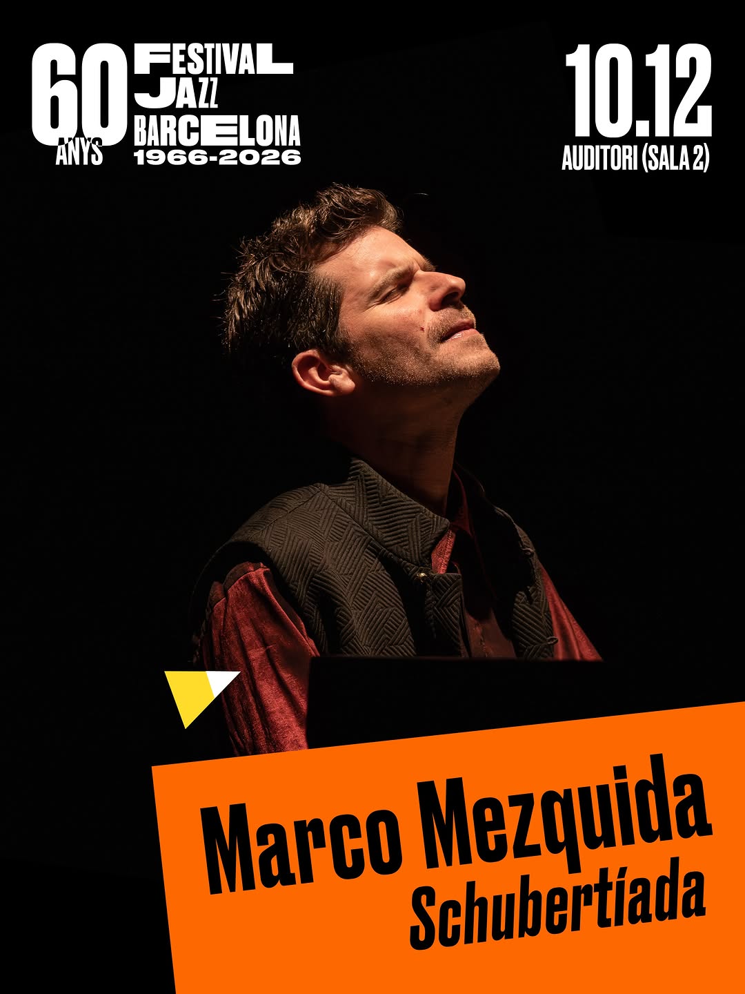 Marco Mezquida — Schubert programme at L'Auditori (Sala 2)