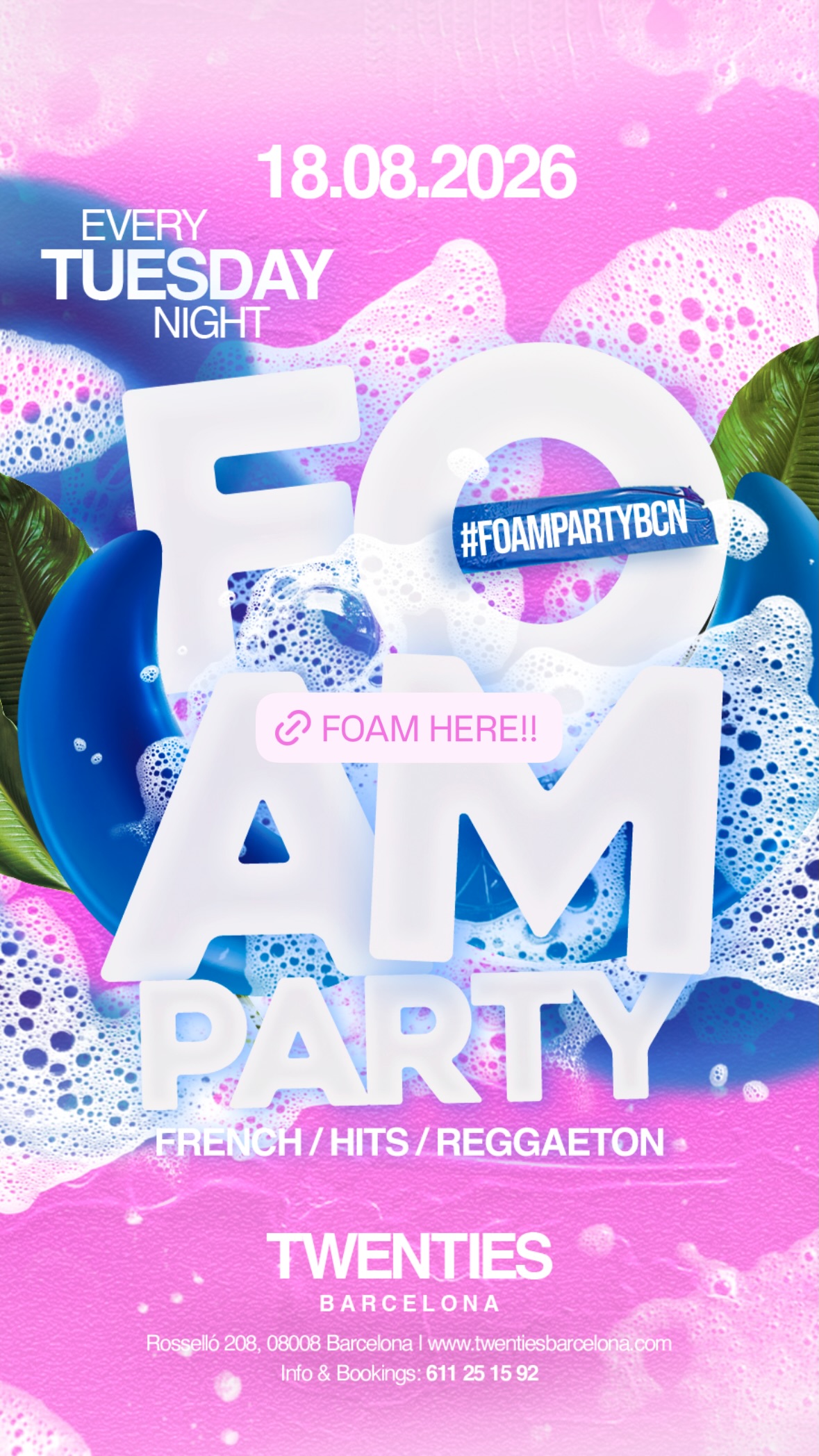 Foam Party (Tuesday)