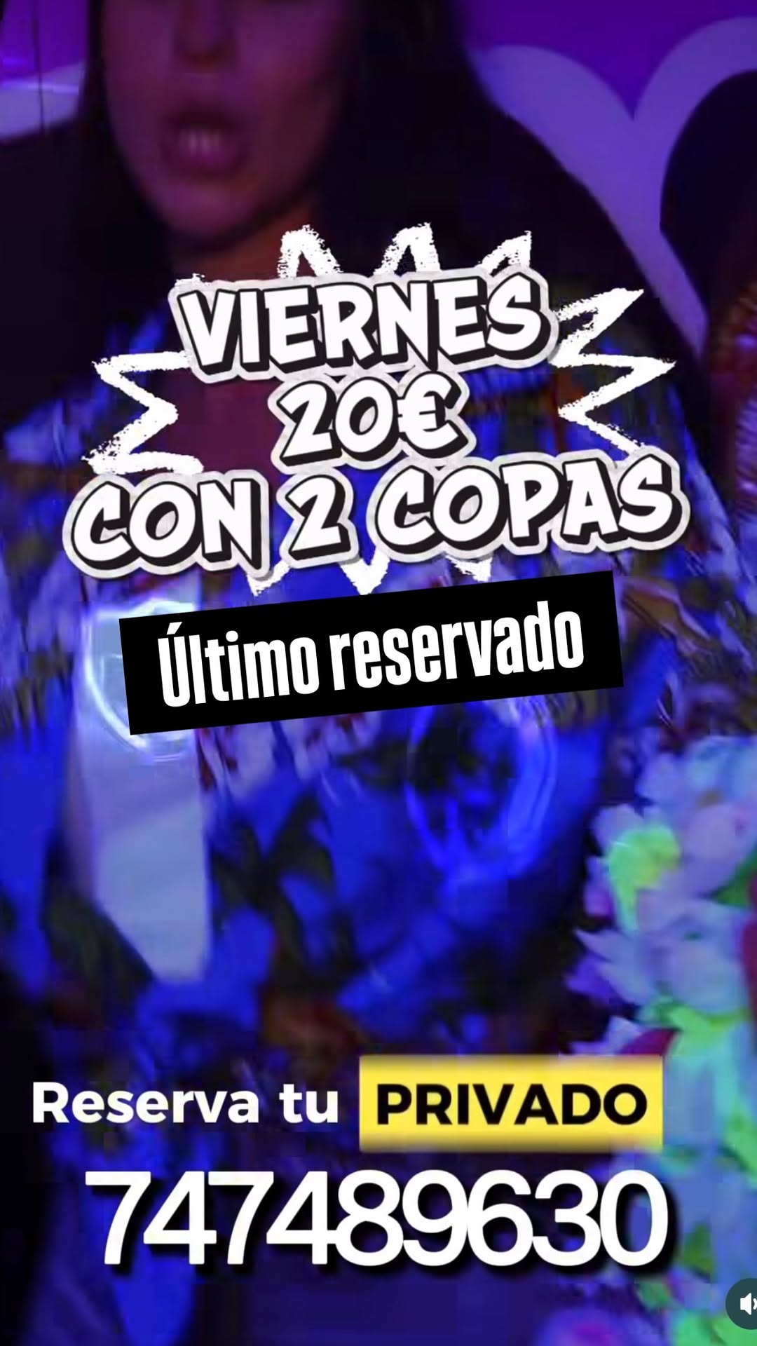 Friday night — 20€ (2 drinks)