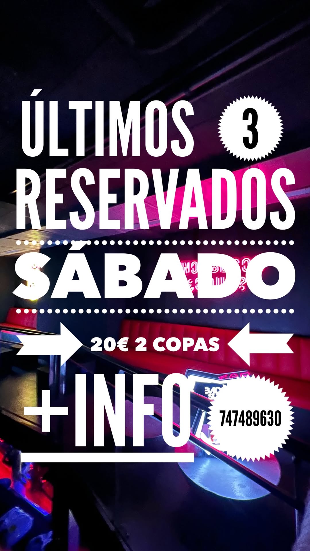 SÁBADO - RESERVADOS
