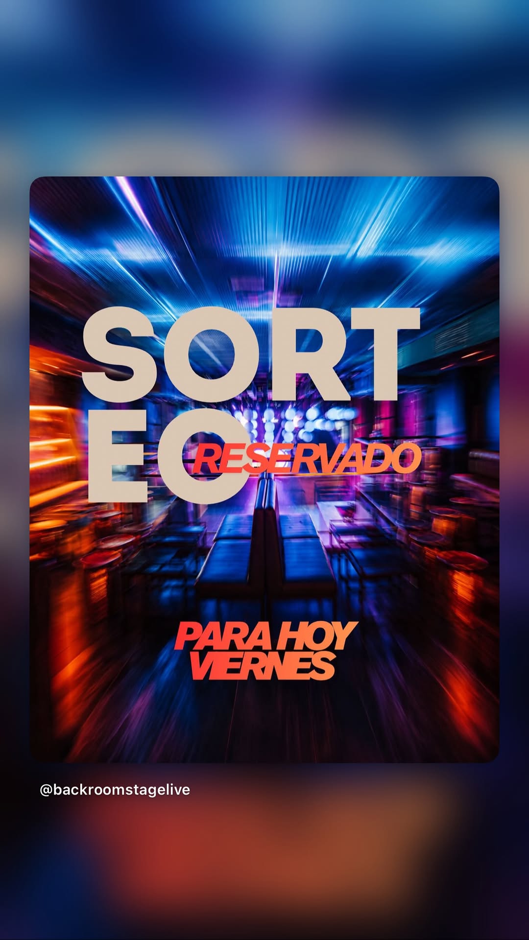 Friday Night (Reservado)