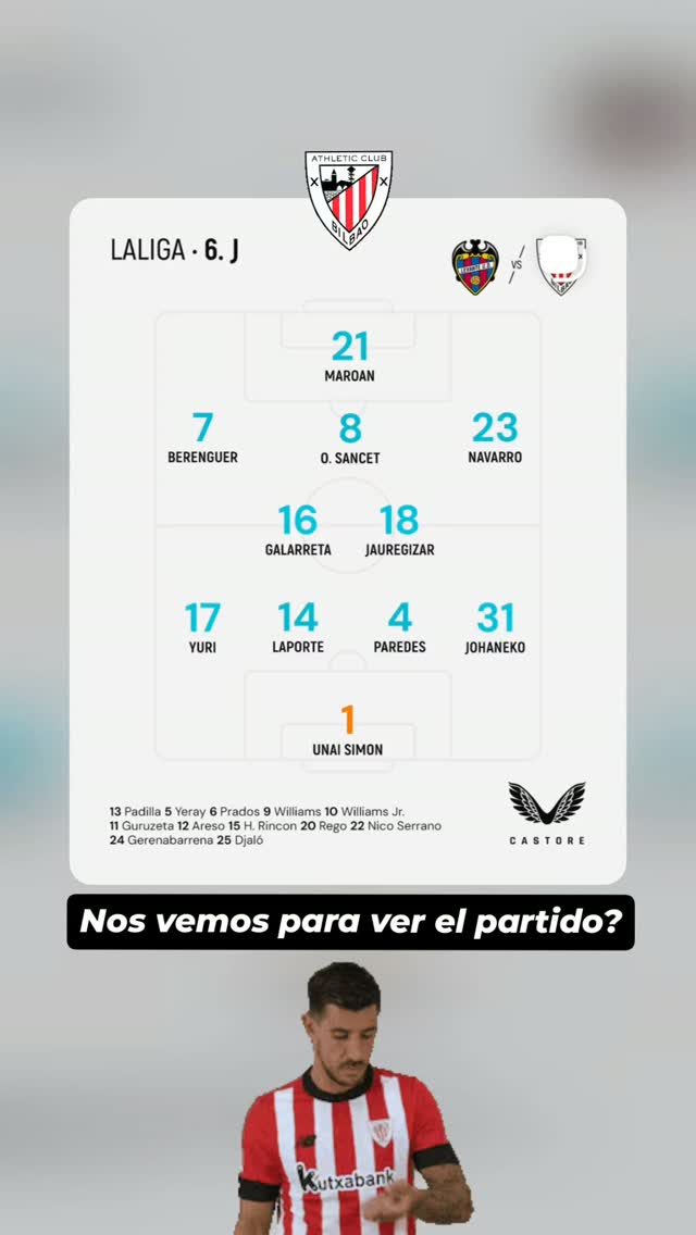 Athletic Club vs Levante — watch the match