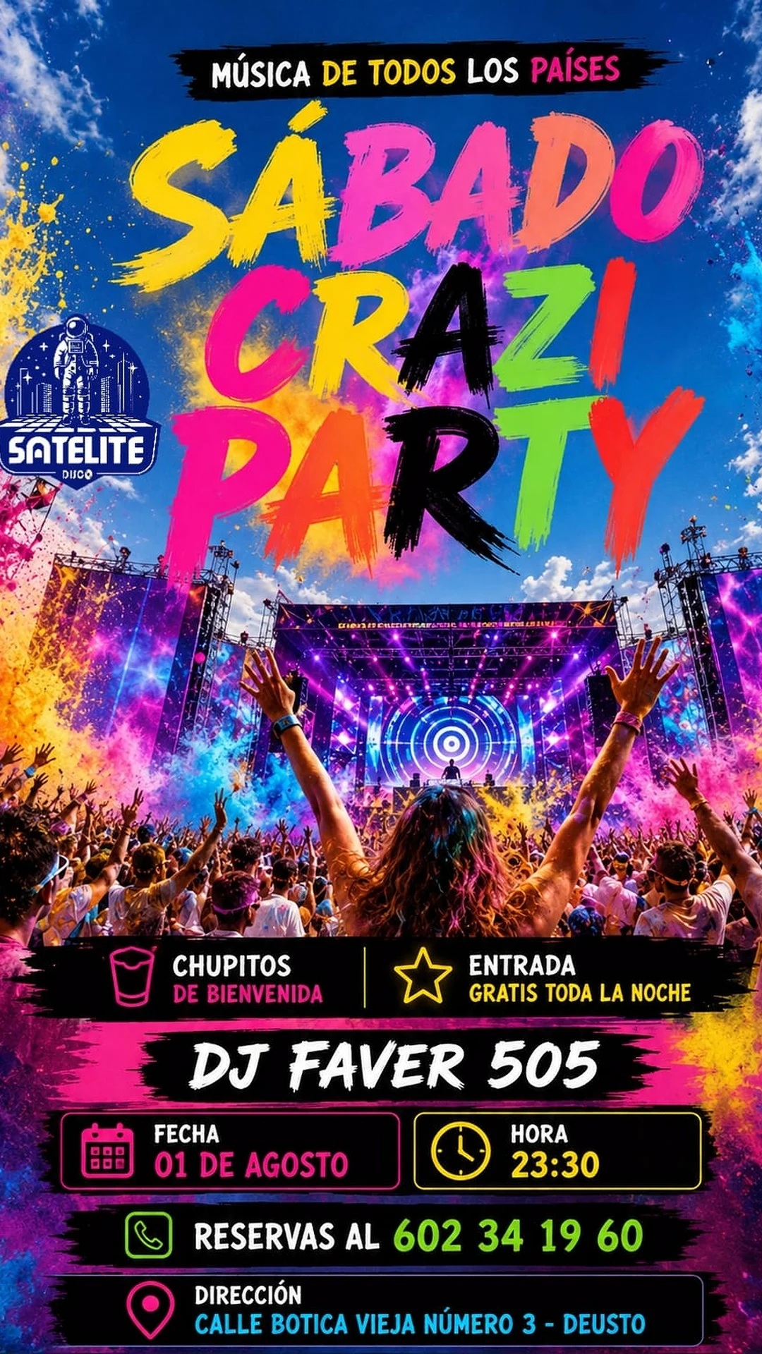 Sábado Crazy Party