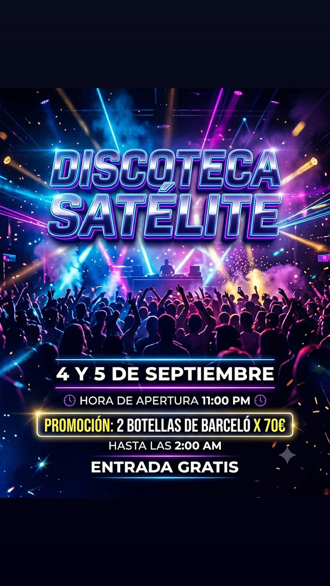 Discoteca Satélite — 4 September