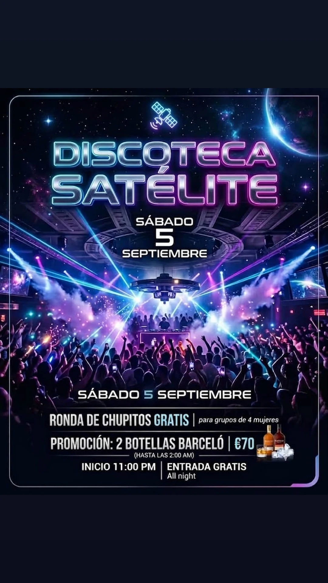 Discoteca Satélite — 5 September