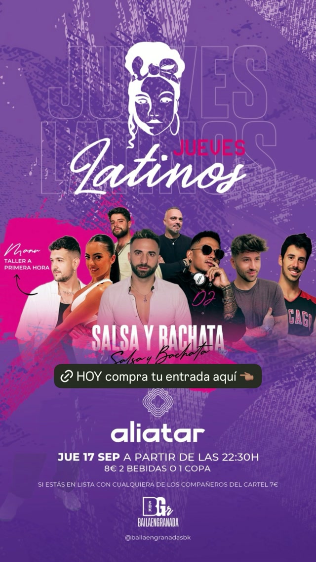 Jueves Latinos (Salsa y Bachata)