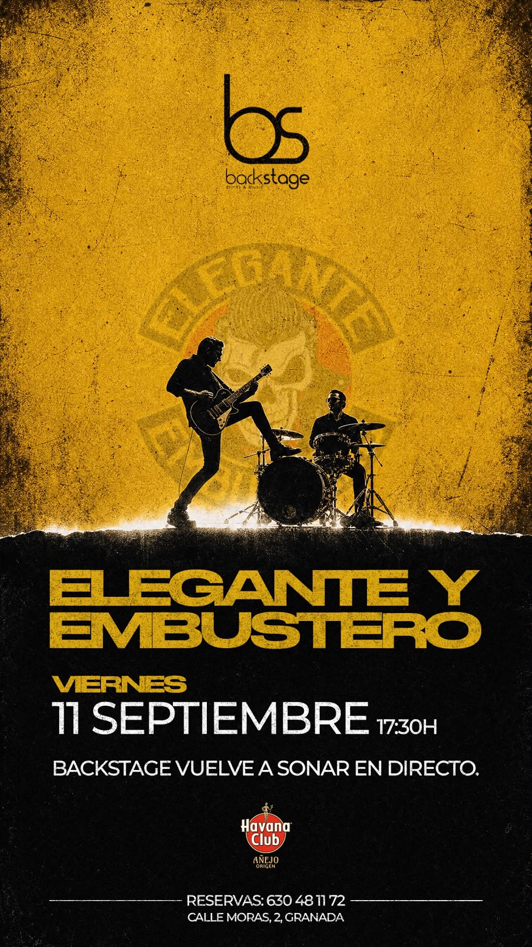 Elegante y Embustero — Live at Backstage