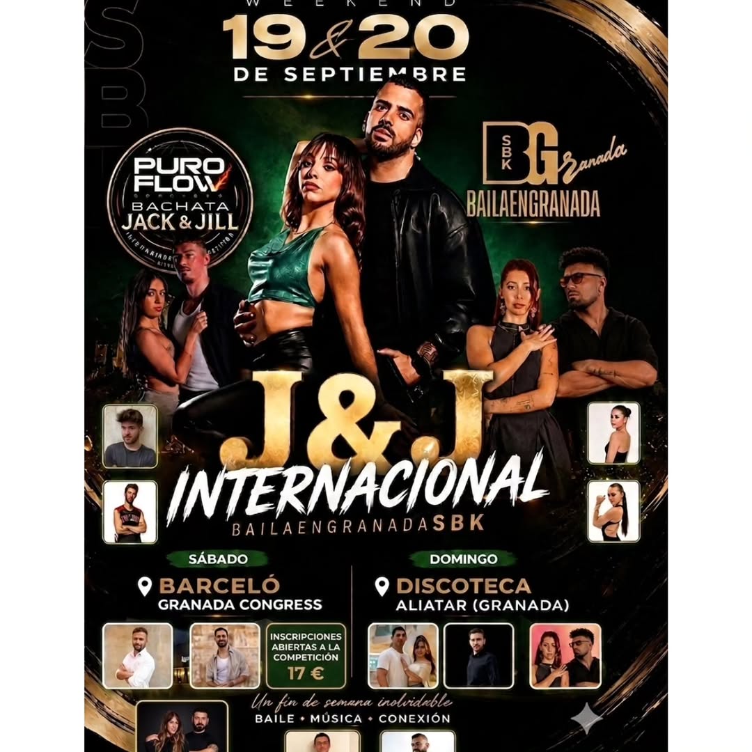 J&J Internacional — Workshops, Social & Competición (Sábado 19 Sep)