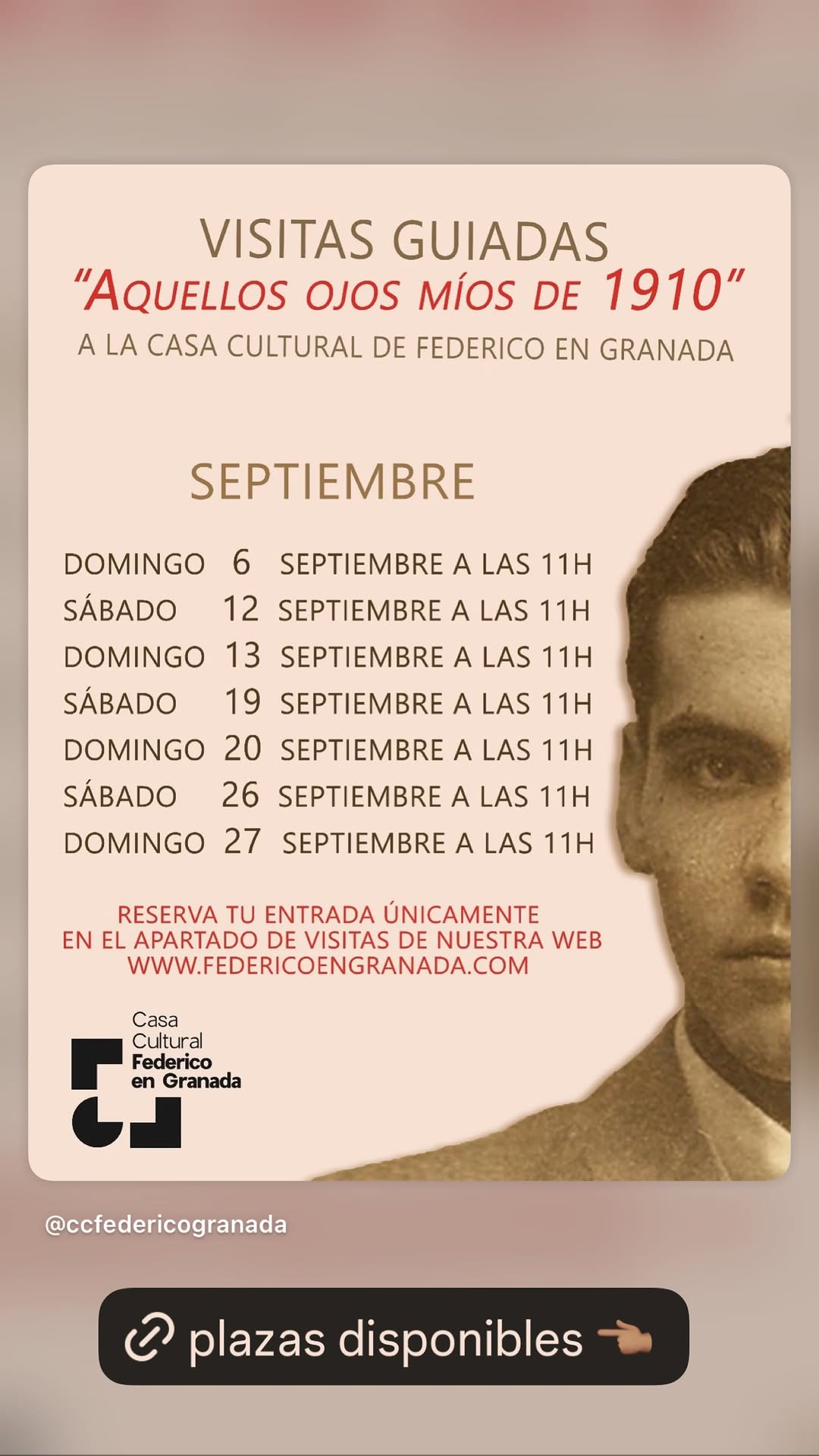 Guided visit "Aquellos ojos míos de 1910"