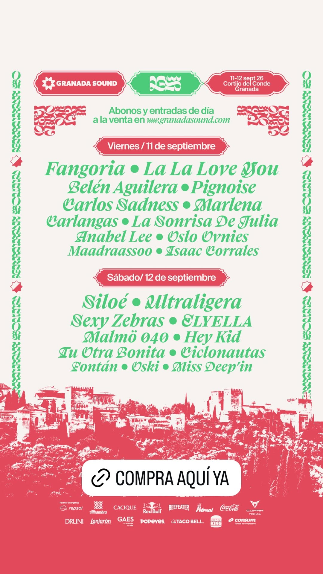 Granada Sound — Friday 11 September 2026