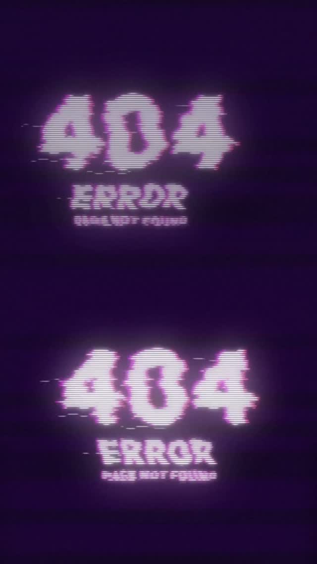 404 ERROR