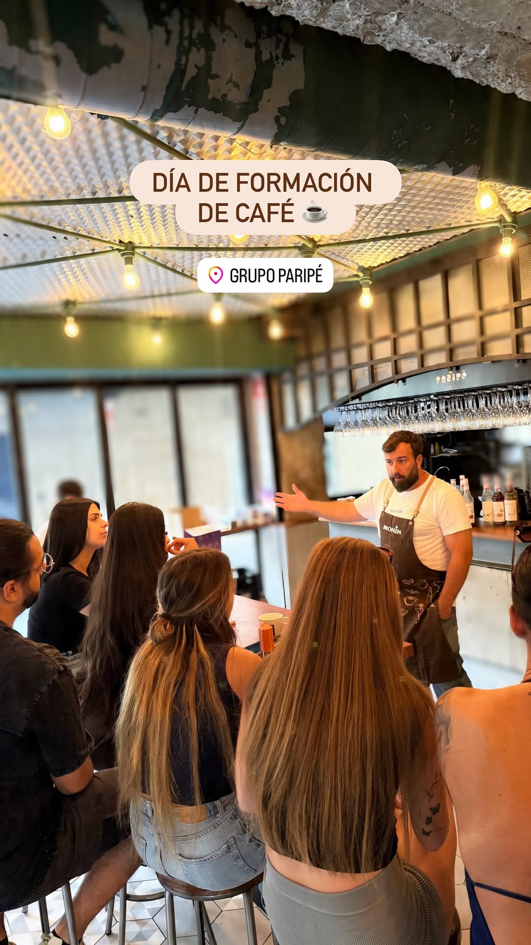 Coffee training day at Paripé
