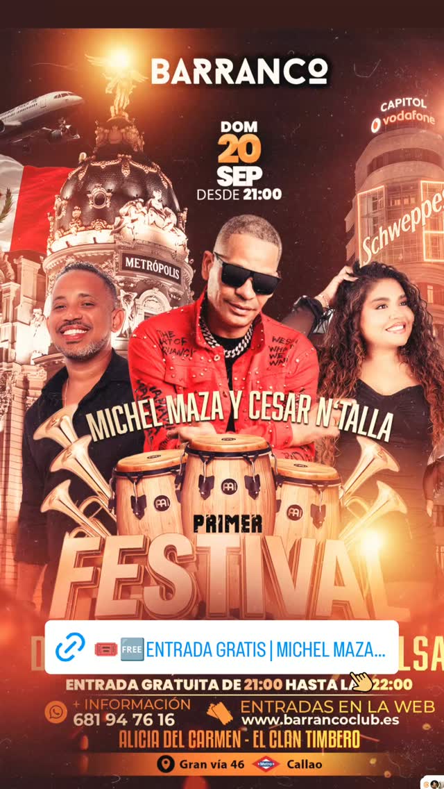 Primer Festival — Michel Maza y Cesar N'Talla