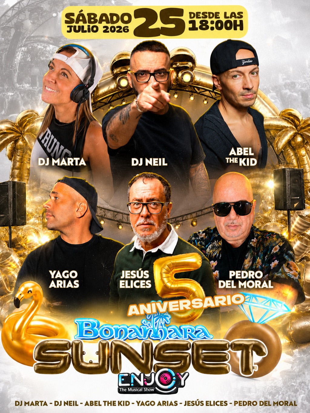 5º Aniversario Bonamara Sunset
