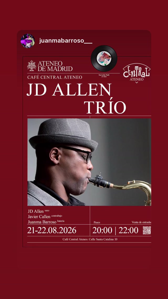 JD Allen Trío at Café Central Ateneo