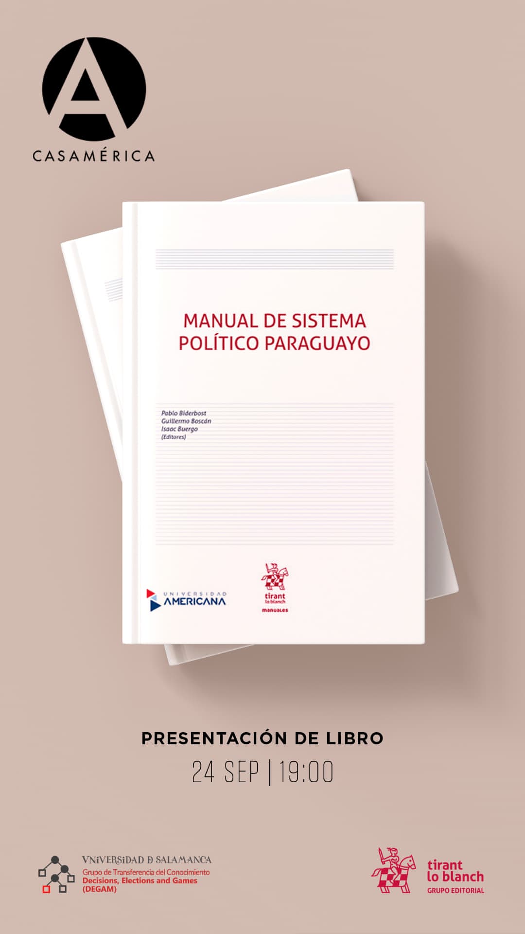Manual de sistema político paraguayo — book presentation