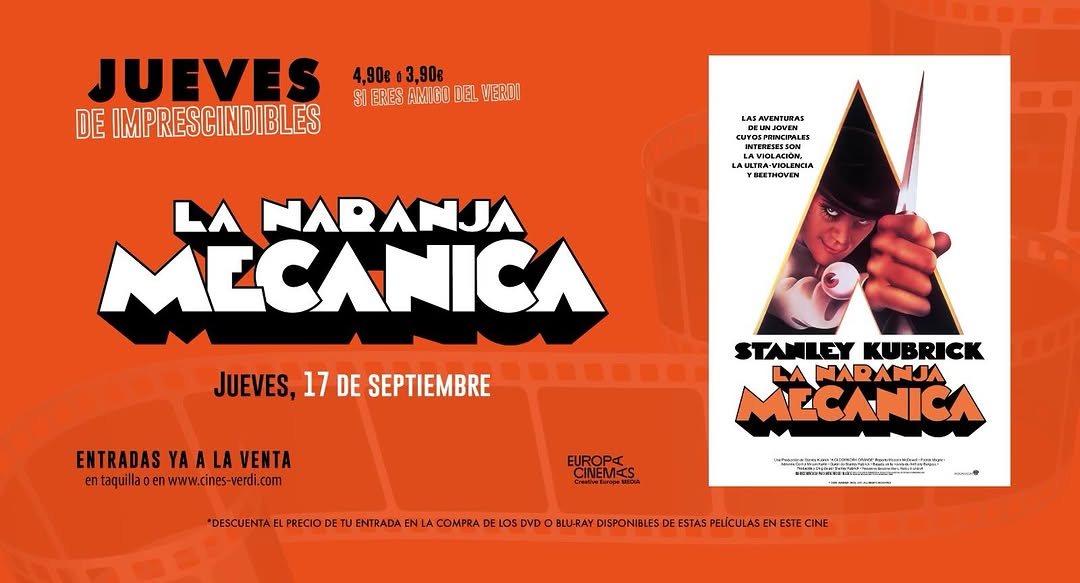 2026-09-17: Jueves de Imprescindibles — La naranja mecánica