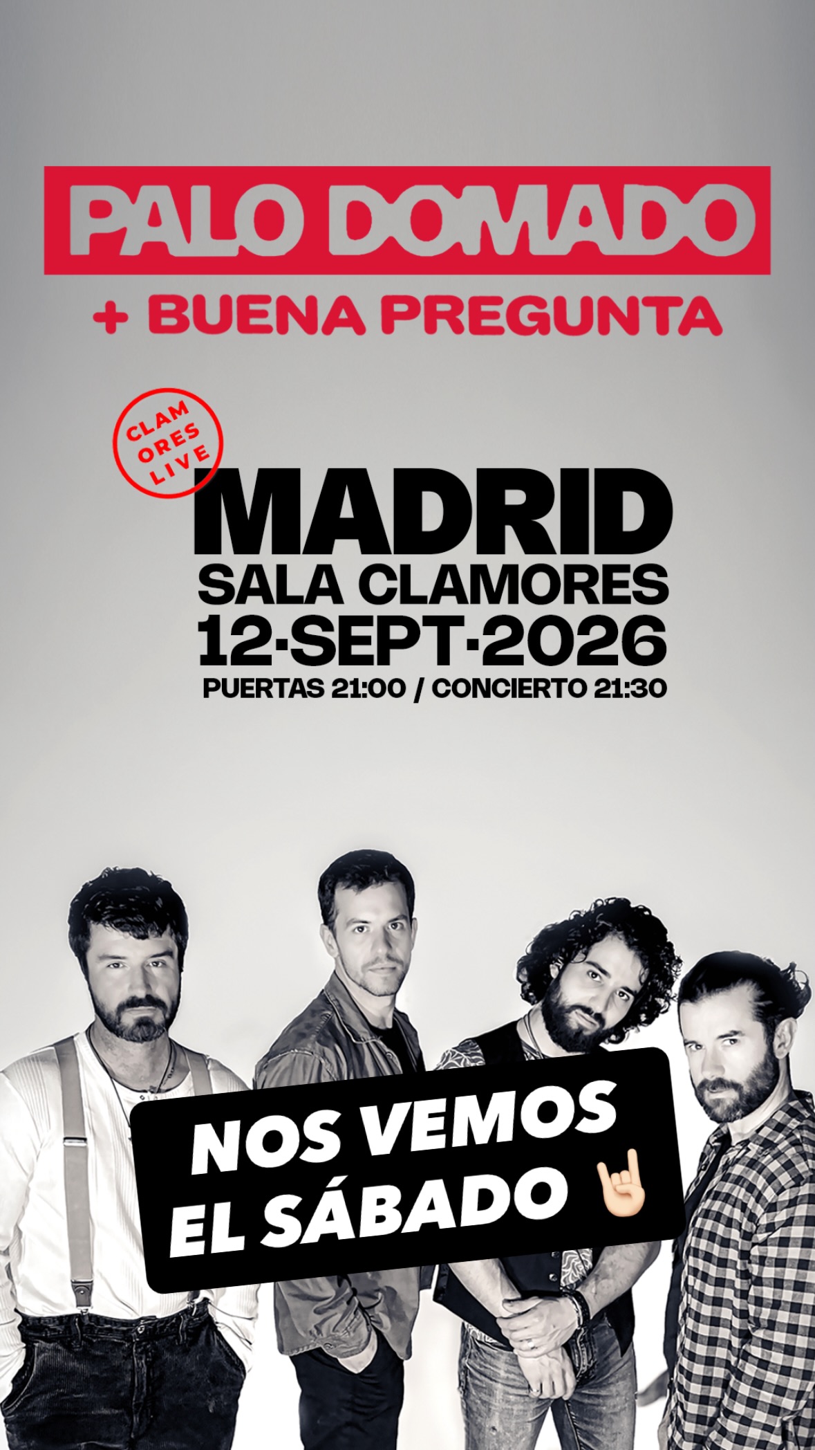 Palo Domado Live at Sala Clamores