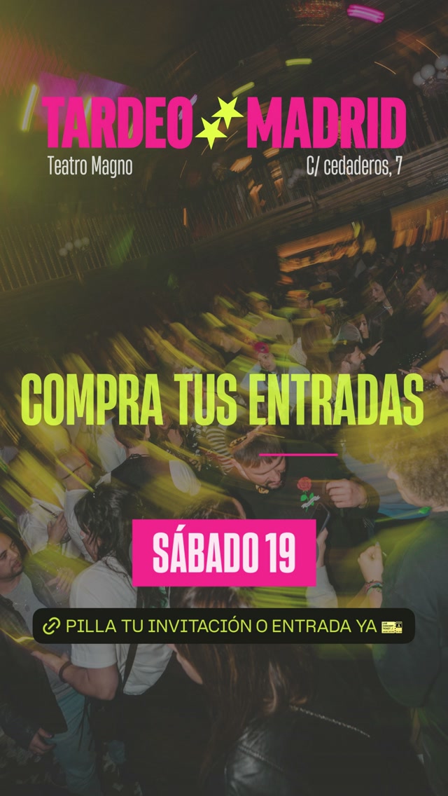 Tardeo Madrid