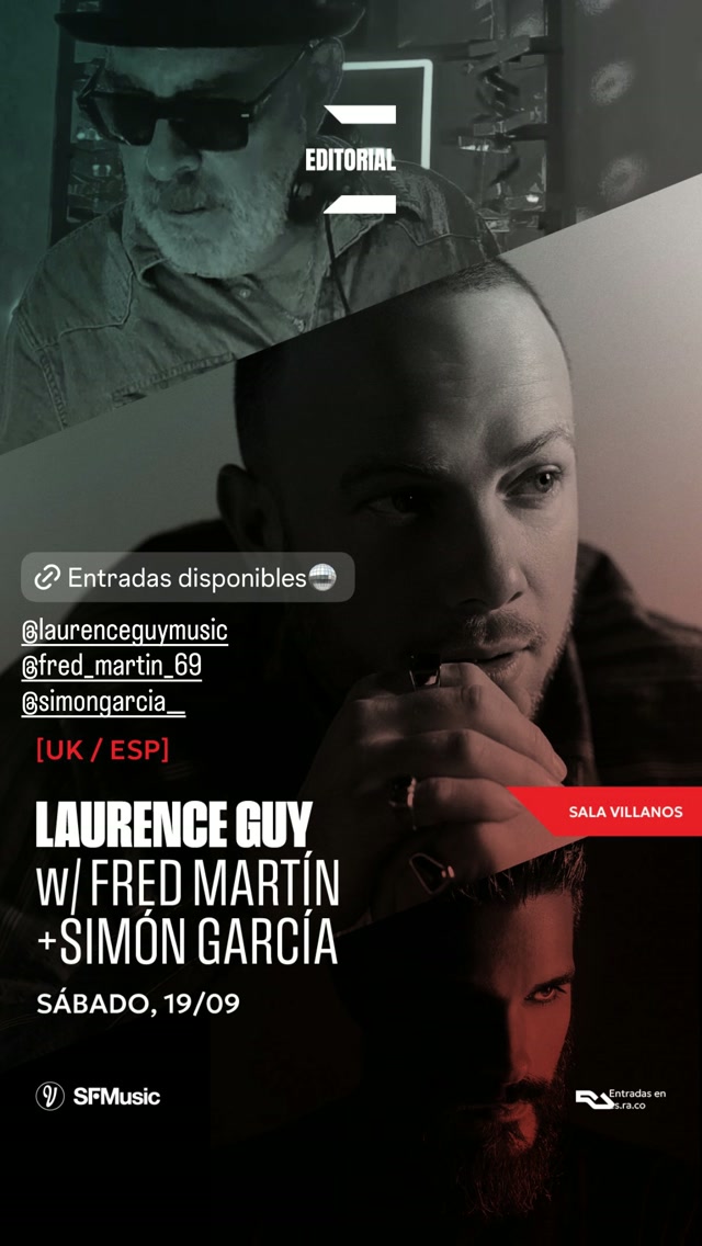 Laurence Guy w/ Fred Martín + Simón García