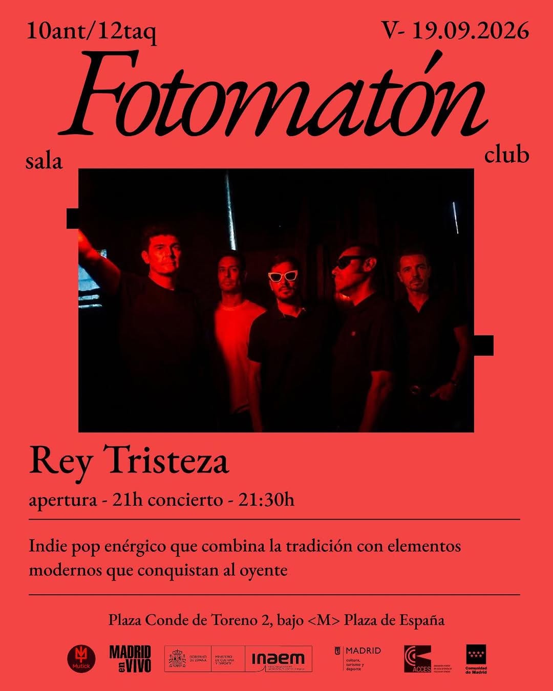 Rey Tristeza — Debut Album Presentation
