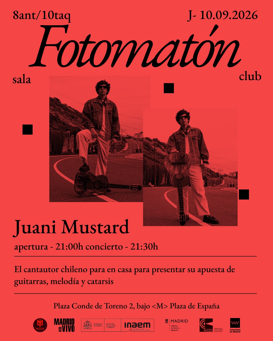 Juani Mustard en Madrid