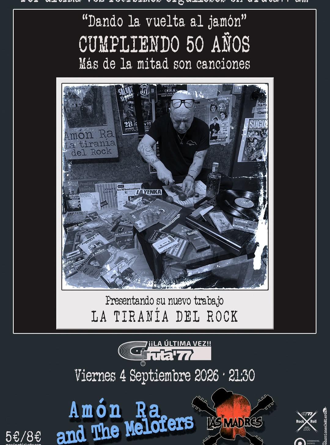 Amón Ra presents "La tiranía del Rock" with Las Madres live