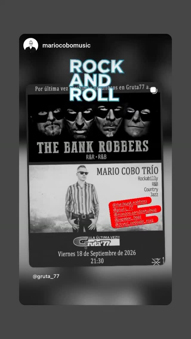 The Bank Robbers + Mario Cobo Trío