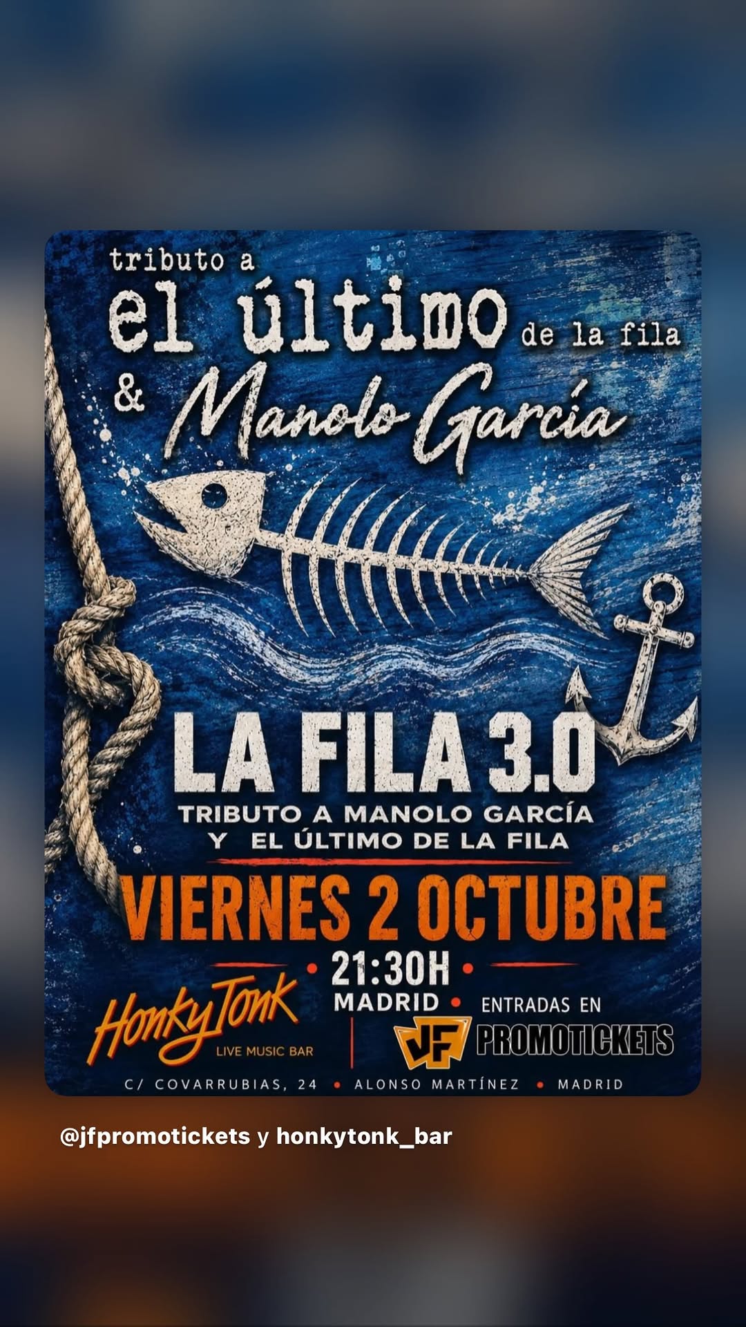 La Fila 3.0 — Tributo a Manolo García y El Último de la Fila