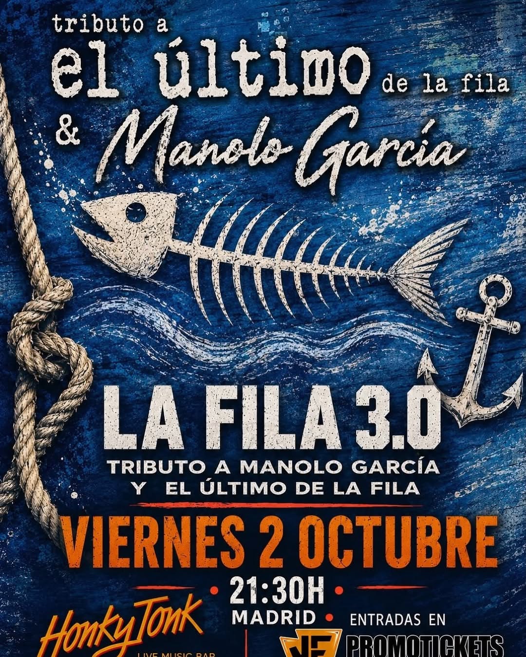 La Fila 3.0 — Tributo a Manolo García y El Último de la Fila