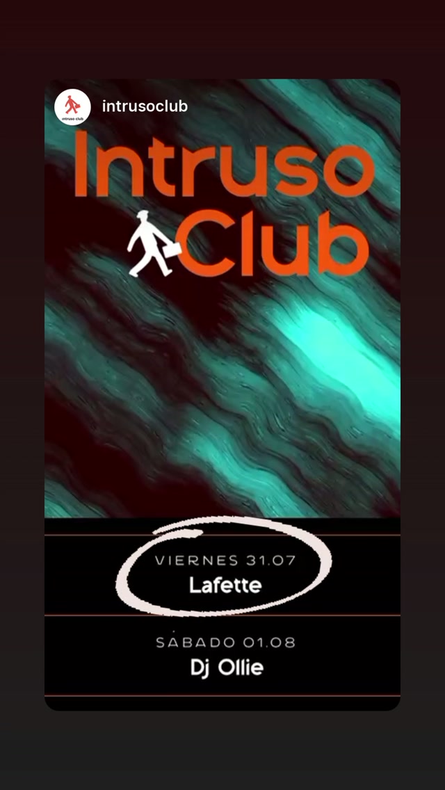 Dj Ollie at Intruso Club
