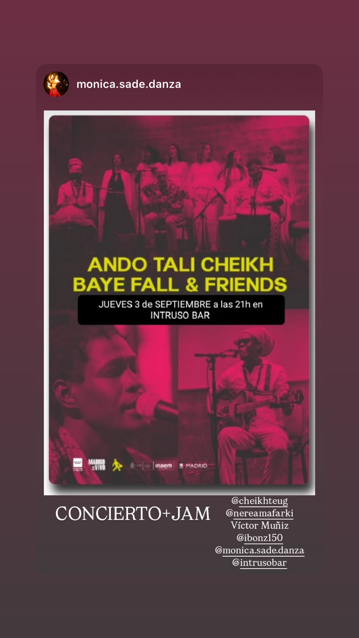 ANDO TALI CHEIKH BAYE FALL & FRIENDS