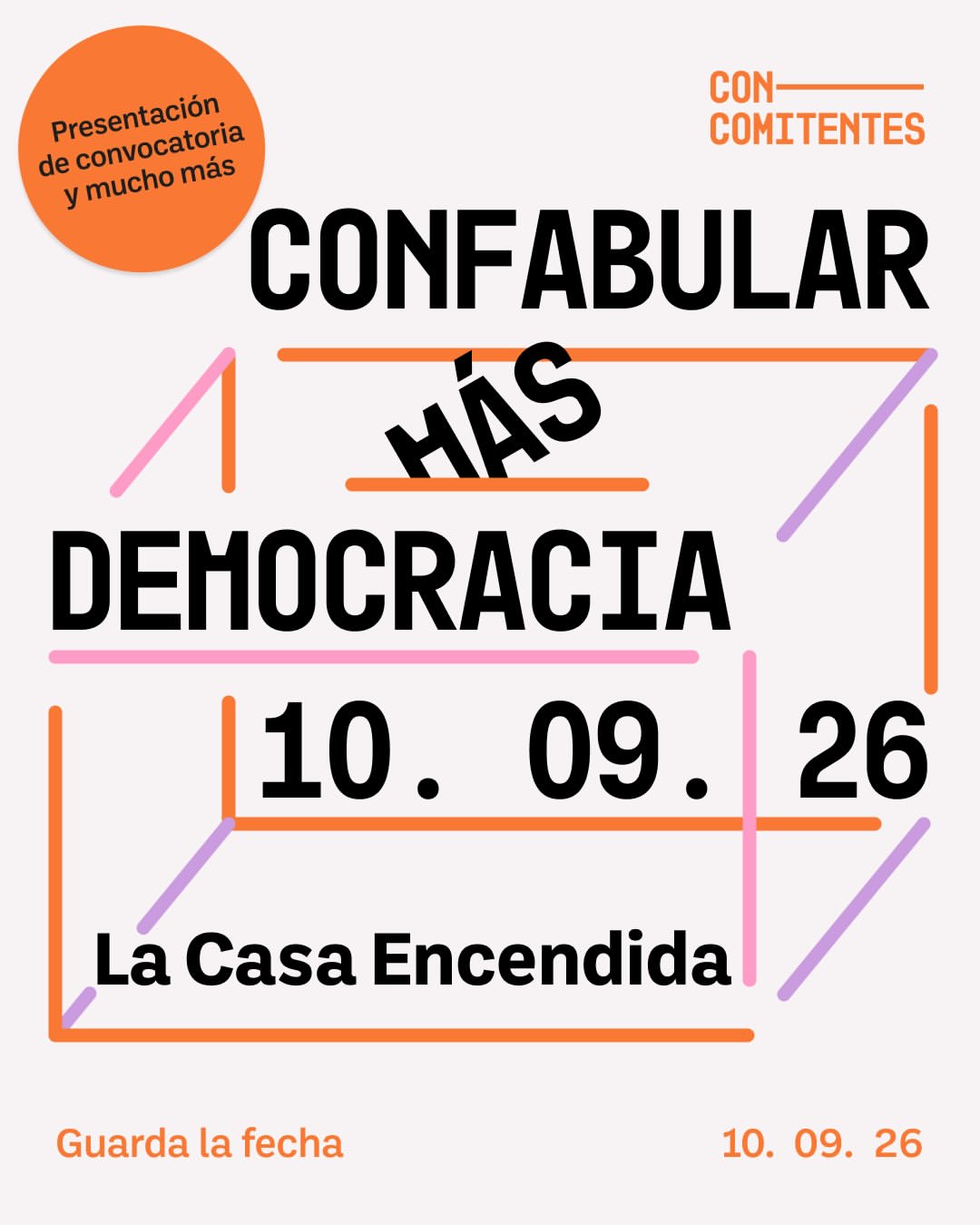 Confabular más democracia — presentación