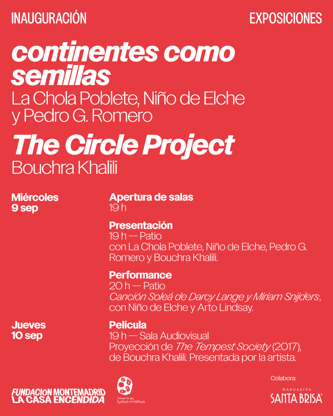 Canción Soleá (performance) — inauguration